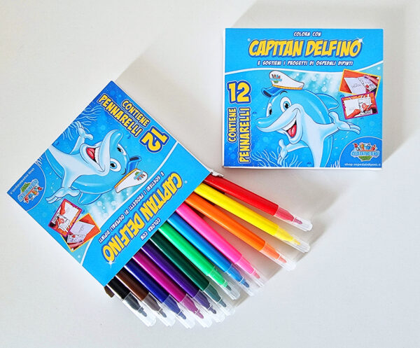 Stampa e colora con Capitan Delfino (scaricabile) - immagine 7